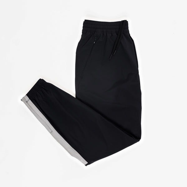 ◆Attends◆ 80s Retro Fit Nylon Pants Black 0003 s-l1200.jpg
